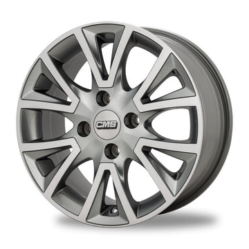 CMS-832-06 6.5*15-4*108 ET37 67.2 Diamond Racing Silver (4 Adet)